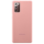 Nugarėlė N980 Samsung Galaxy Note 20 Silicone Cover Copper Brown